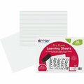 Pacon Dry Erase learning Boards, Ruled, 11inx8-1/4in, White PACLB8512